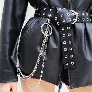 Orseund Iris Leather Belt & Chain Set